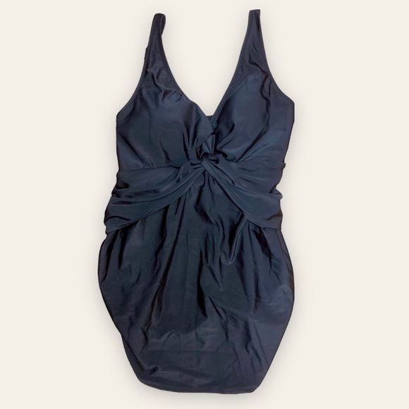 NWT Old Navy Maternity Twist-Front Tankini Swim Top - Picture 1 of 3